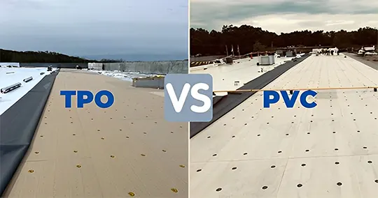 Read more about the article TPO vs. PVC: Which system is best for your roof?