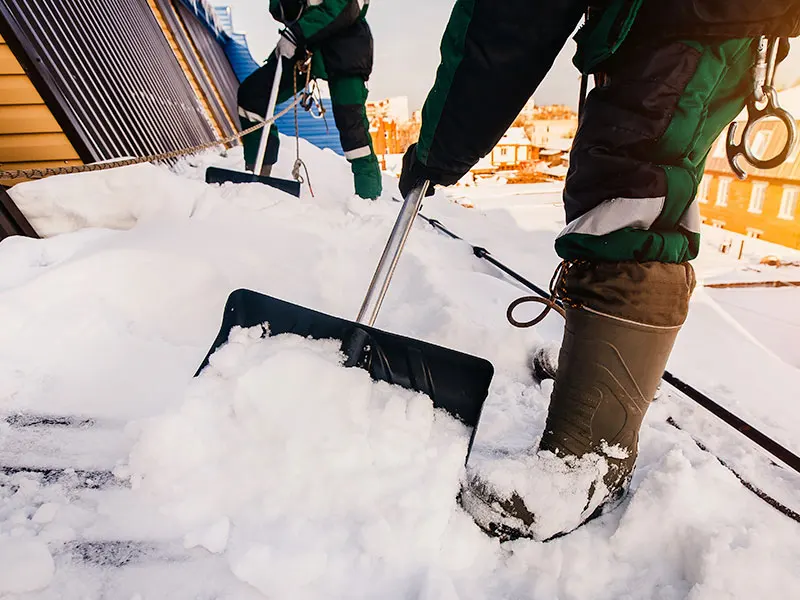 commercial Roof Snow Removal Boston