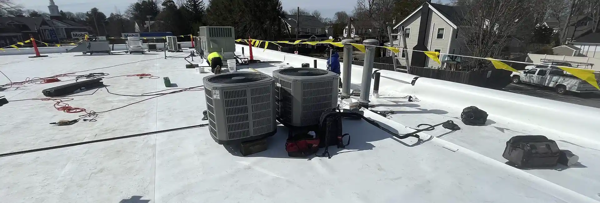 Read more about the article Installation of air conditioning on industrial roofs