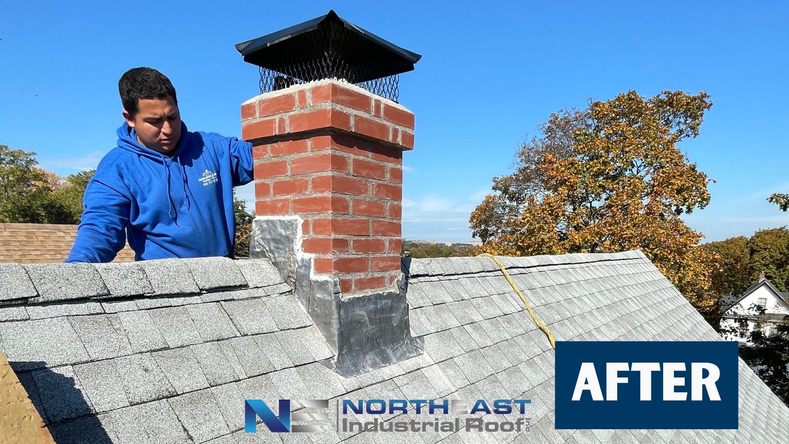 Chimney Flashing in Massachusetts