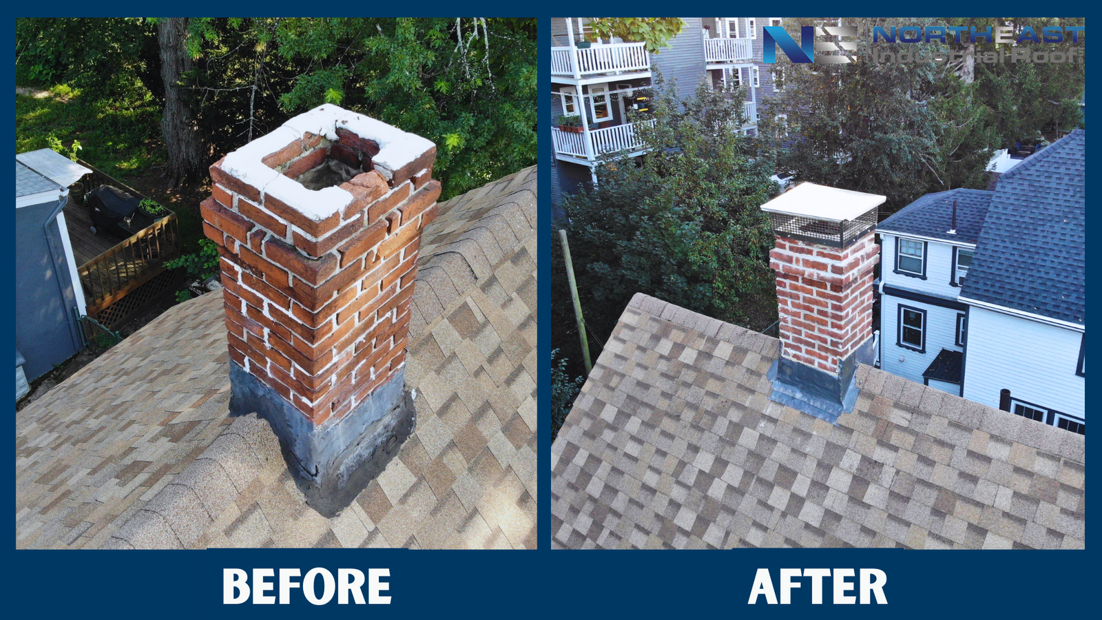 Chimney Flashing in Massachusetts